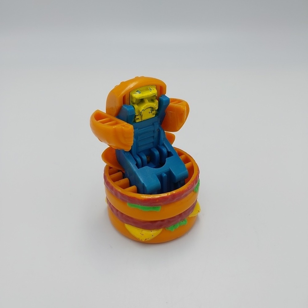 CHANGEABLES Transformer Dinosaur Big Mac Burger - 1990 McDonald's Happy Meal Toy